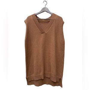CARAMEL SWEATER VEST